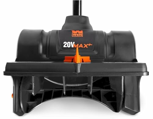 Front view of WEN 20V Max snow blower